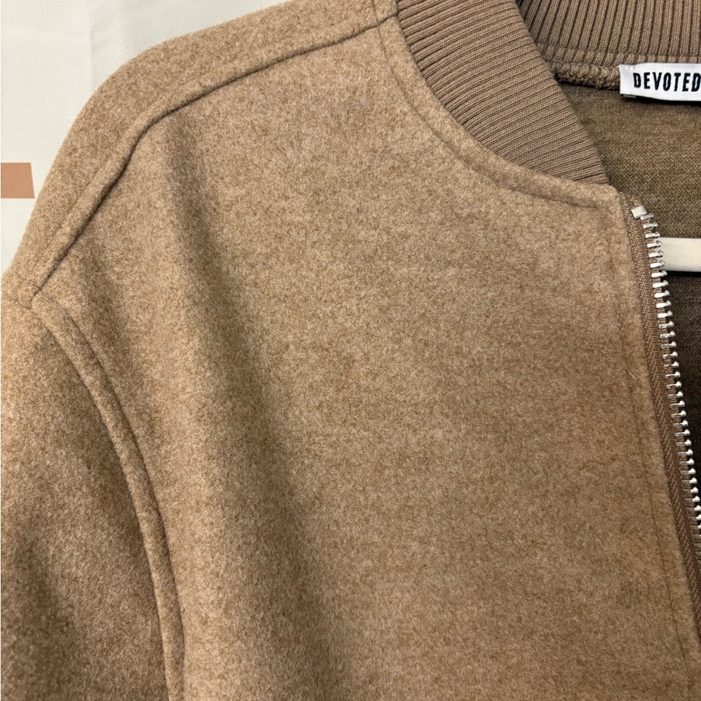 Small Devoted Brown Zip-Up Jacket​​ - Picture 2 of 8